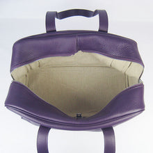 Load image into Gallery viewer, Hermes Togo leather handbag H2802 purple