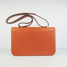 Load image into Gallery viewer, Hermes calf Leather Message Bag H020 orange golden