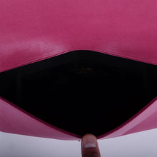 Load image into Gallery viewer, Yves Saint Laurent Lady Lambskin Leather Purse Rose Red 39321