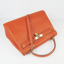 Load image into Gallery viewer, Hermes Kelly 32cm Togo Leather 6108 Orange Golden