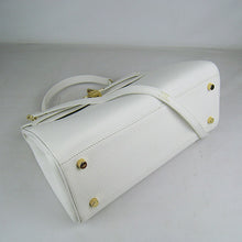 Load image into Gallery viewer, Hermes Kelly 32cm Togo Leather Handbag 6108 White Golden
