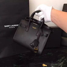 Load image into Gallery viewer, Yves Saint Laurent Nano Sac De Jour Bag In Black Leather