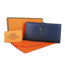 Load image into Gallery viewer, Hermes Wallet H008 Ladies Wallet Blue