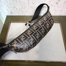 Load image into Gallery viewer, Fendi Belt Bag In Embossed FF Motif Calfskin