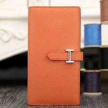 Load image into Gallery viewer, Hermes Bearn Gusset Wallet In Crevette Epsom Leather