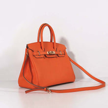Load image into Gallery viewer, Hermes 30cm Birkin Bag Togo Leather with Strap Orange Gold