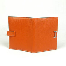 Load image into Gallery viewer, Hermes Wallet H009 Wallet Cow Leather Orange