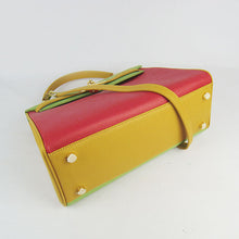 Load image into Gallery viewer, Hermes Kelly 32cm Togo Red/Green/Yellow Golden