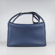 Load image into Gallery viewer, Hermes Lindy 34cm handbag 6208 dark blue Silver