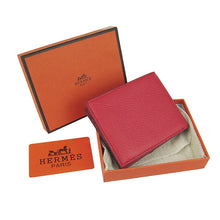 Load image into Gallery viewer, Hermes Wallet H014 Ladies Wallet Red