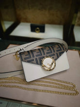Load image into Gallery viewer, Fendi White Kan I F Belt Bag With FF Motif