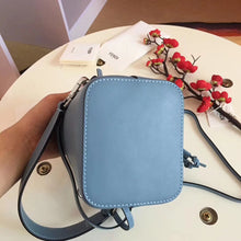 Load image into Gallery viewer, Fendi Mon Tresor Mini Bucket Bag In Blue Calfskin