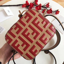 Load image into Gallery viewer, Fendi FF Mon Tresor Mini Bucket Bag In Beige Calfskin