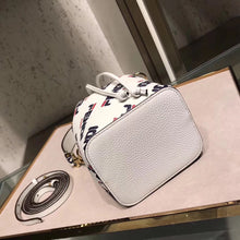 Load image into Gallery viewer, Fendi White Mon Tresor Mini Bucket Printed Bag