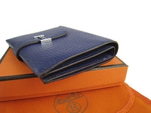 Load image into Gallery viewer, Hermes Wallet H006 Cow Leather Blue