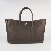 Load image into Gallery viewer, Hermes garden party handbag H2805 dark coffee