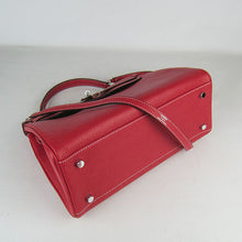 Load image into Gallery viewer, Hermes Kelly 32cm Togo Leather Handbag Red/Silver