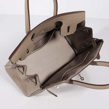 Load image into Gallery viewer, Hermes 30cm Birkin Bag Togo Leather With Strap Grey Gold