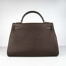 Load image into Gallery viewer, Hermes Kelly 32cm Togo Leather 6108 Dark Coffee Silver
