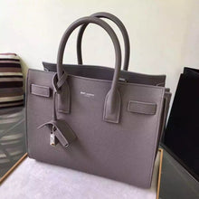Load image into Gallery viewer, Yves Saint Laurent Baby Sac De Jour Bag In Fog Grained Leather