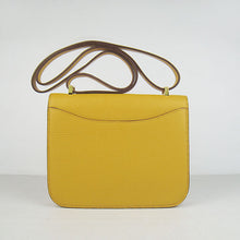Load image into Gallery viewer, Hermes Constance Cowskin Leather Bag H017 yellow golden