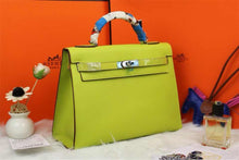 Load image into Gallery viewer, Hermes Kelly 32cm Epsom Leather Handbag Lemon Yellow