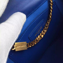 Load image into Gallery viewer, Yves Saint Laurent Medium Monogram Satchel In Blue Leather