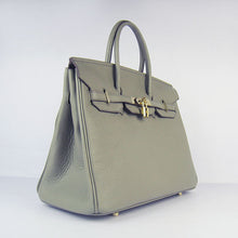 Load image into Gallery viewer, Hermes Birkin 30cm Togo Leather Handbags Dark Grey Golden