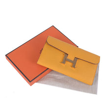 Load image into Gallery viewer, Hermes Wallet H6023 Wallet Cow Leather Yellow