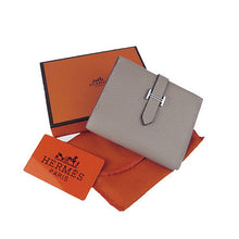 Load image into Gallery viewer, Hermes Wallet H006 Ladies Cow Leather Grey