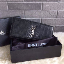 Load image into Gallery viewer, Yves Saint Laurent Python Classic Monogramme Clutch