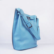 Load image into Gallery viewer, Hermes Nappa Leather Shoulder Bag H2804 light blue Silver