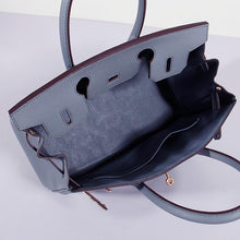 Load image into Gallery viewer, Hermes 30cm Birkin Bag Epsom Leather with Strap Blue Lin Gold