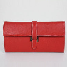 Load image into Gallery viewer, Hermes Wallet H2035 Wallet Lambskin Red