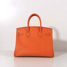 Load image into Gallery viewer, Hermes 30cm Birkin Bag Togo Leather with Strap Orange Gold