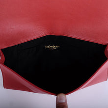 Load image into Gallery viewer, Yves Saint Laurent Lady Lambskin Leather Purse Red 39321