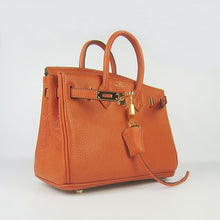 Load image into Gallery viewer, Hermes Birkin 25cm Handbag 6068 orange golden
