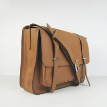 Load image into Gallery viewer, Hermes Steve H2810 Shoulder Bag Lambskin Coffee