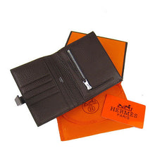 Load image into Gallery viewer, Hermes Wallet H006 Ladies Wallet Coffee
