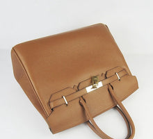 Load image into Gallery viewer, Hermes Birkin 35cm Togo Leather Handbags Light Coffee Golden