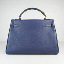 Load image into Gallery viewer, Hermes Kelly 32cm Togo Leather 6108 Dark Blue Silver