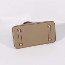 Load image into Gallery viewer, Hermes 30cm Birkin Bag Togo Leather With Strap Grey Gold