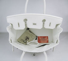 Load image into Gallery viewer, Hermes Birkin 30cm Togo Leather Handbags White Silver
