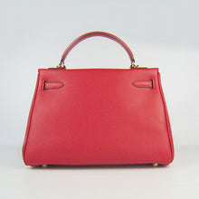 Load image into Gallery viewer, Hermes Kelly 32cm Togo Leather Handbag Red/Golden