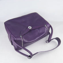Load image into Gallery viewer, Hermes Lindy 34cm handbag 6208 purple Silver