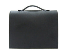 Load image into Gallery viewer, Hermes Briefcases H1048 Unisex Cow Leather Black