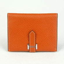 Load image into Gallery viewer, Hermes Wallet H009 Wallet Cow Leather Orange