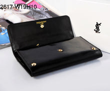 Load image into Gallery viewer, Yves Saint Laurent Flap Wallet Black 2671
