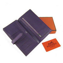 Load image into Gallery viewer, Hermes Wallet H008 Ladies Wallet Purple