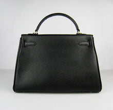 Load image into Gallery viewer, Hermes Kelly 32cm Togo Leather Handbag 6108 Black Golden